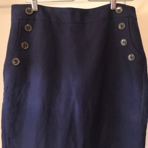 Womens Navy Skirt